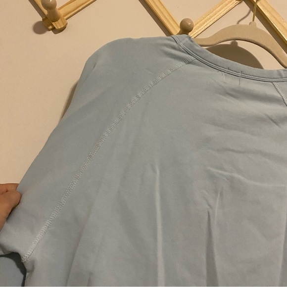 Swet Tailor Ice Blue Long Sleeve Workout Top size Large - Picture 8 of 9